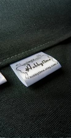 SATIN LABELS Sample 2